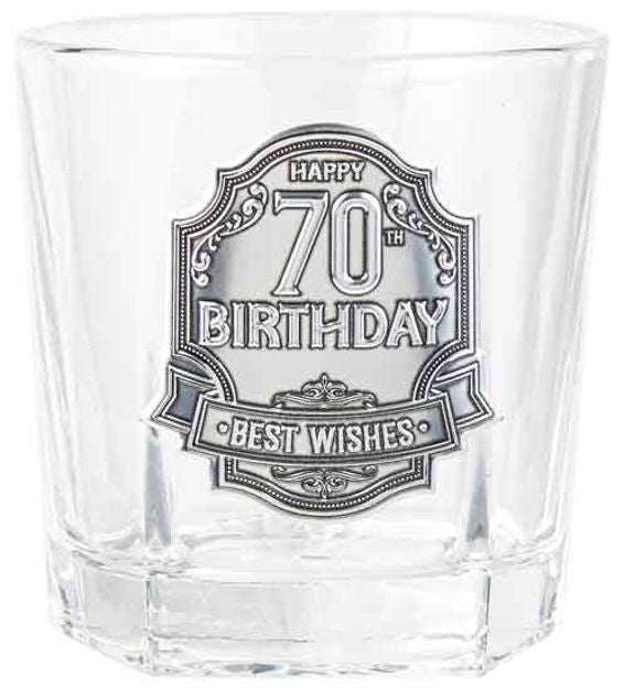 70 Badge Whisky Glass