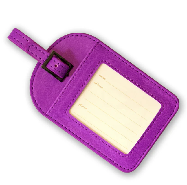 Intrinsic Luggage Tag - 'Beautiful aAdventures' - Berry Bliss