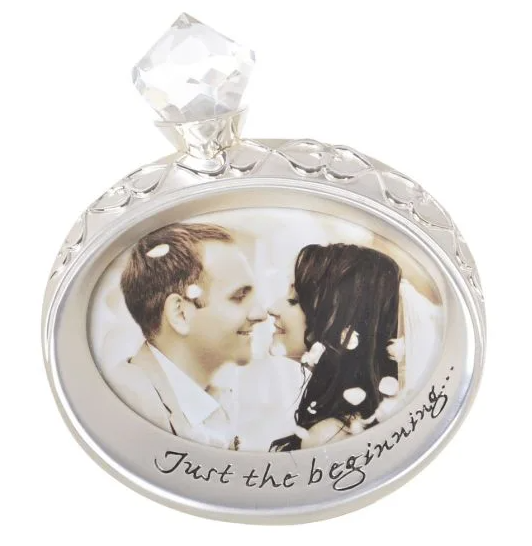Silver Engagement Ring Frame