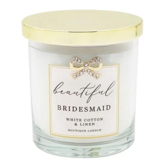 Jewelled Bridesmaid Candle