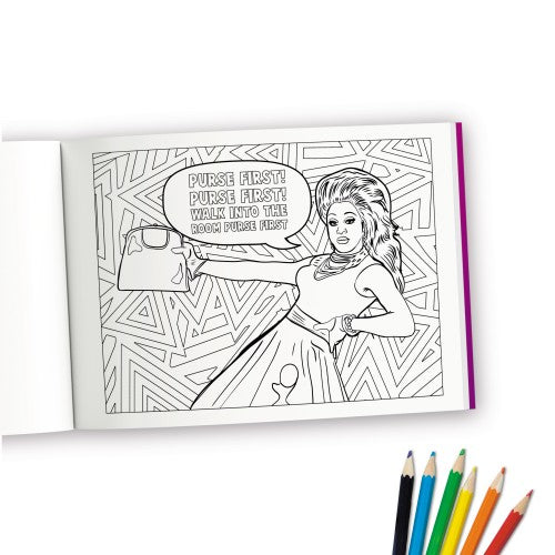 Drag Queen Colouring in Book