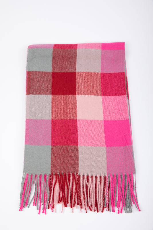 St Belair Check Scarf