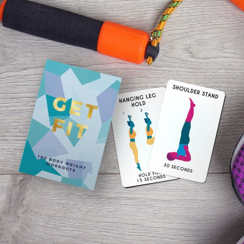 100 Get Fit Exercise Cards
