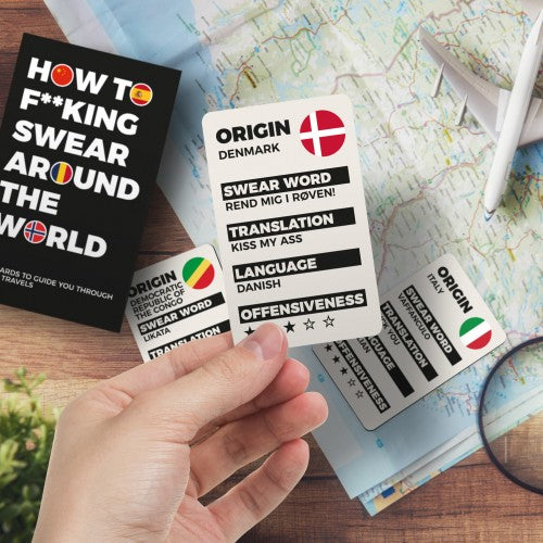 How To F....king Swear Around the World Cards