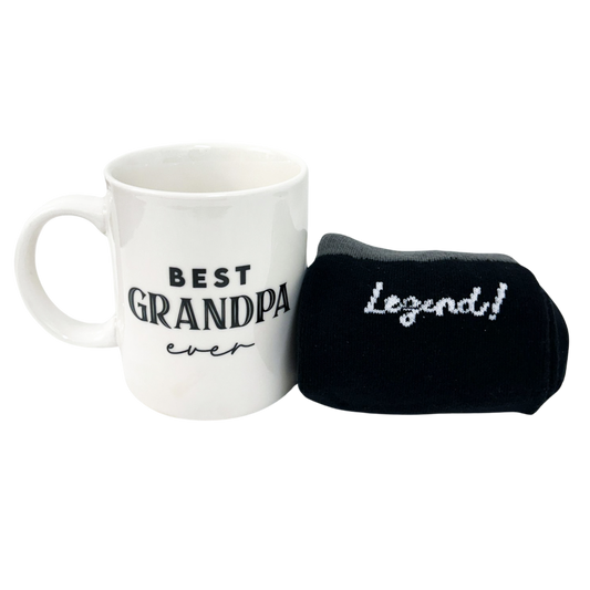 Best Grandpa Mug & Sock Set
