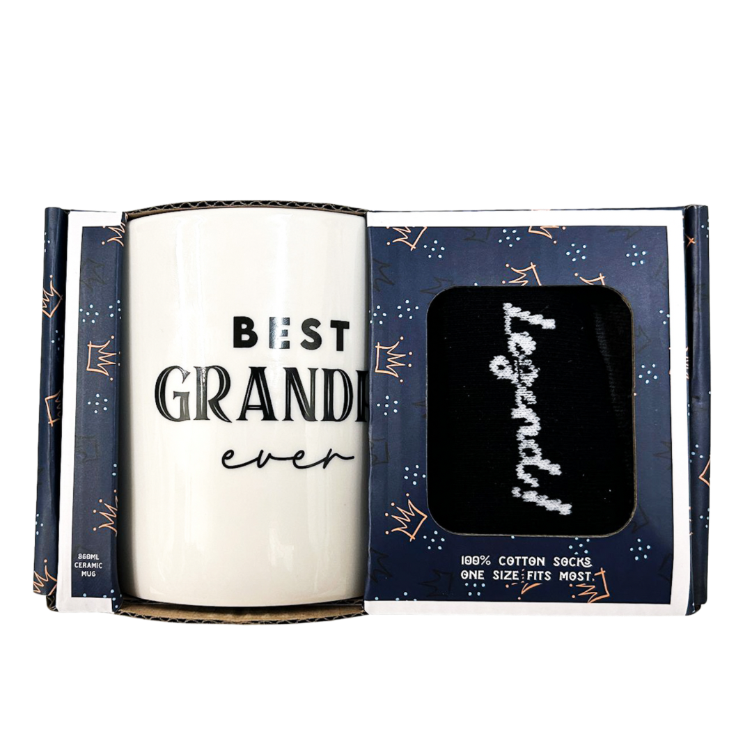 Best Grandpa Mug & Sock Set