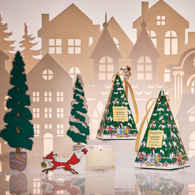 Glasshouse 30gm Christmas Bauble Candle - Midnight in Milan
