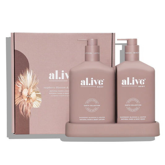 al.ive body - Raspberry Blossom & Juniper Duo