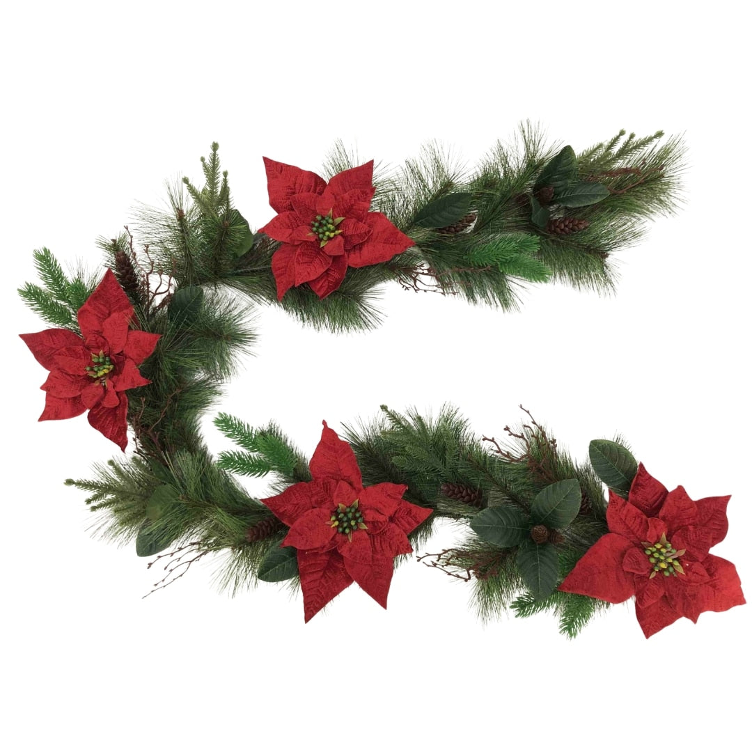 Poinsettia Garland
