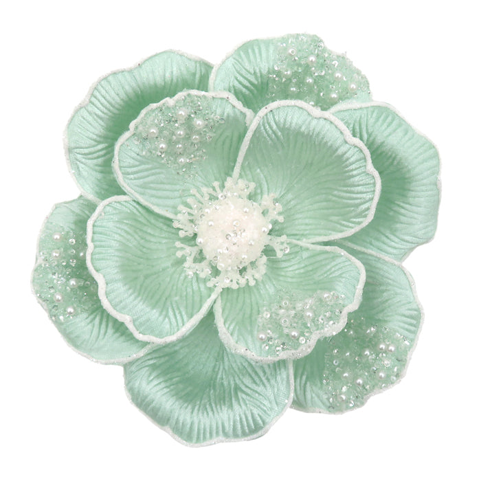 Clip on Beaded Magnolia - 3 colours