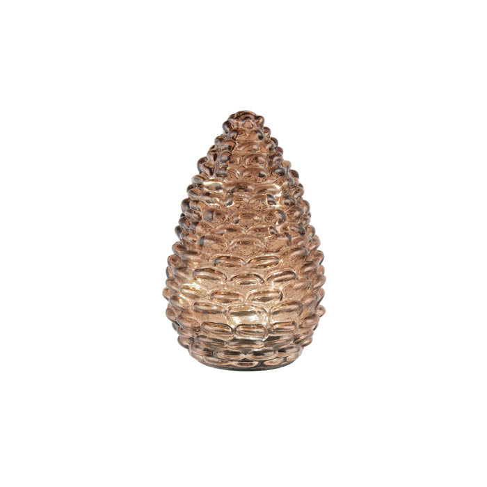 Glass LED Brown Cone