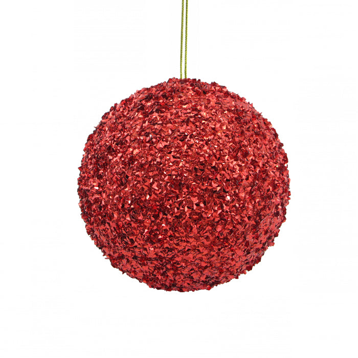 Beaded Sequin Ball Red
