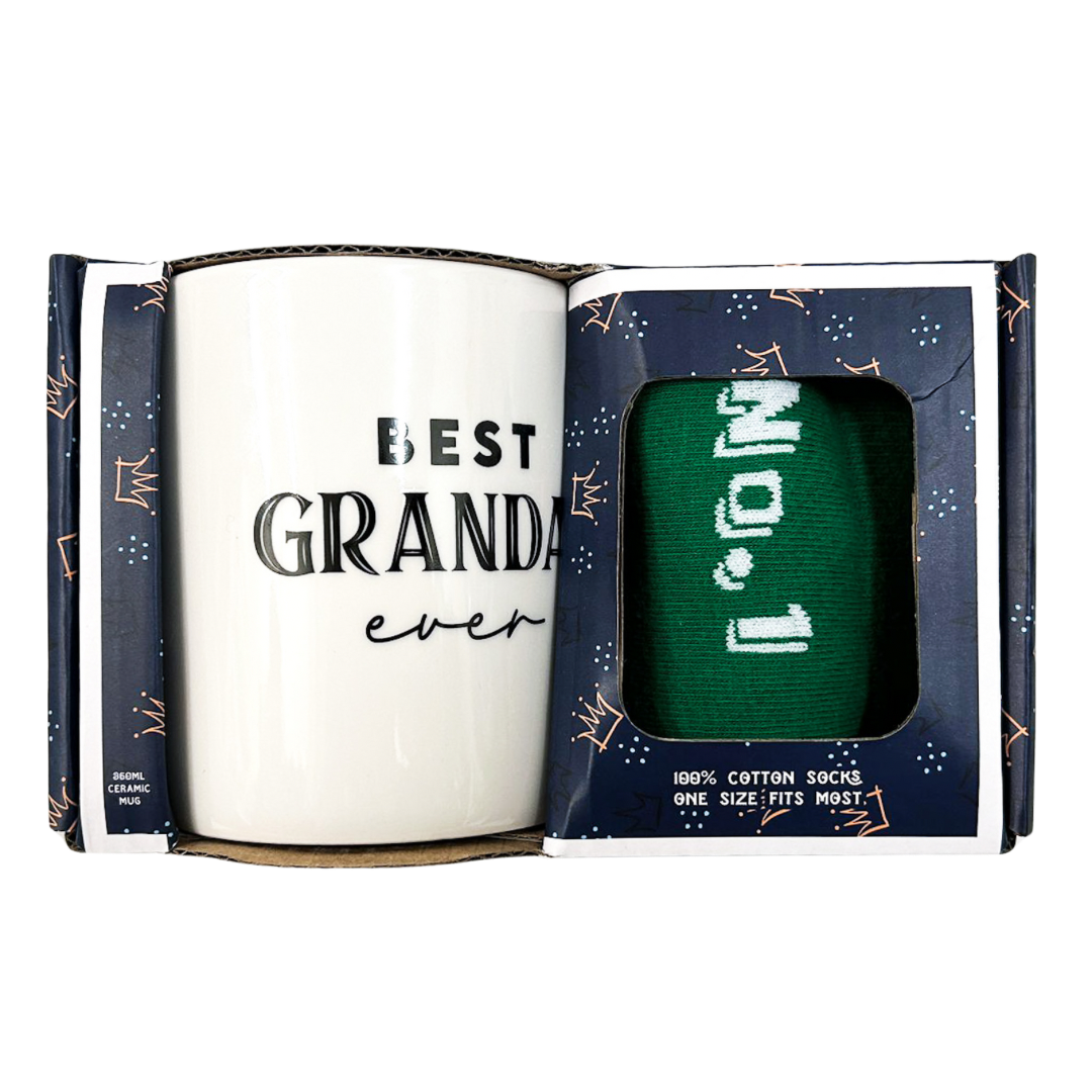 Best Grandad Mug & Sock Set