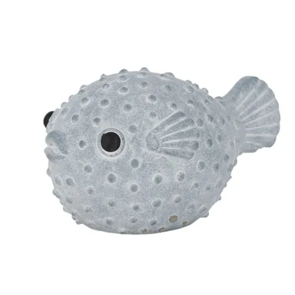 Bobbles Fish Cement Sculpture - Large