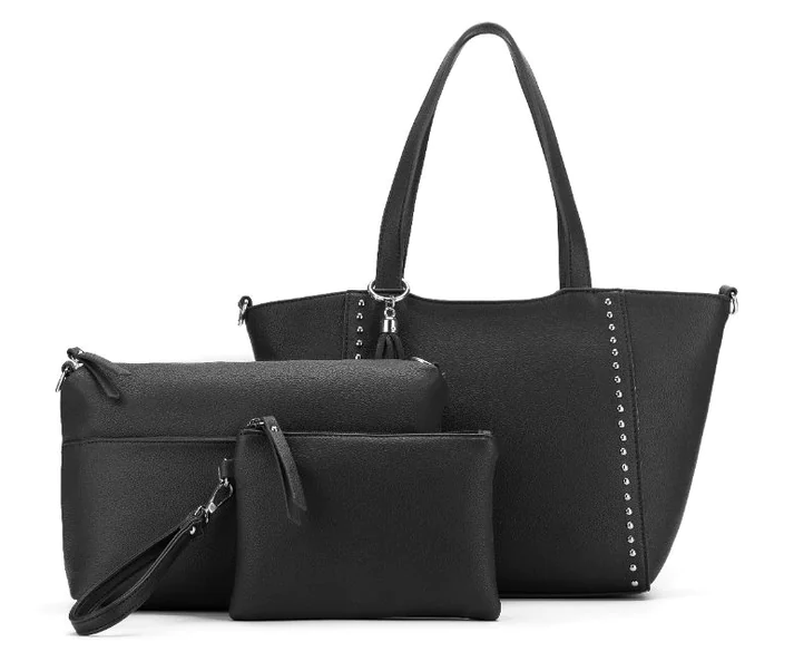 Chicago Grey 3 Piece Handbag Set