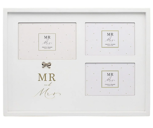 Jewelled Mr & Mrs Collage Frame