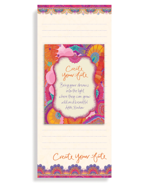 Intrinsic Create Your Fate Magnetic List Pad