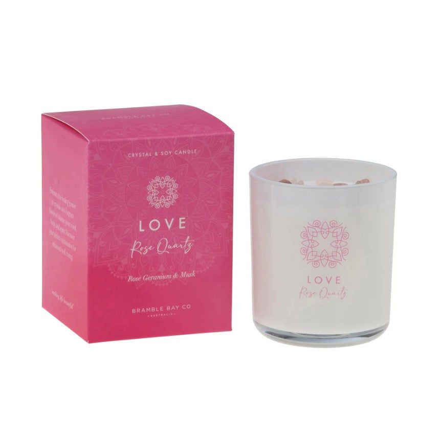 Bramble Bay Crystal Boho Candles