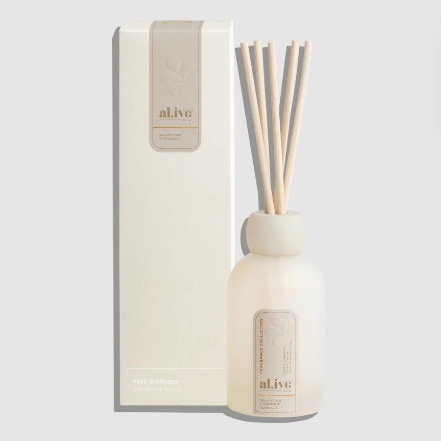 al.ive body 'Sea Cotton & Coconut' Reed Diffuser