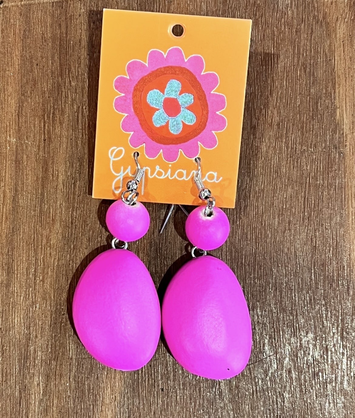 Coloured Drop Bead Earrings - 8 Colours