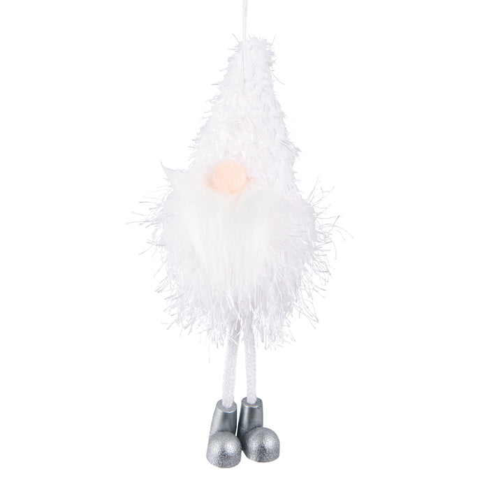 Fabric White Hanging Gnome