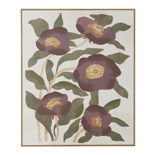 Fiori Oak Frame Wall Art