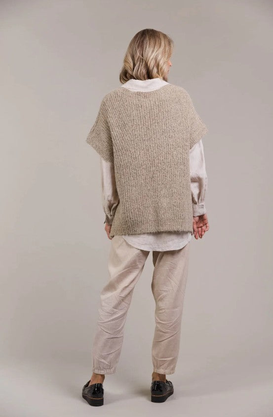 Folie Button Vest - 2 Colours