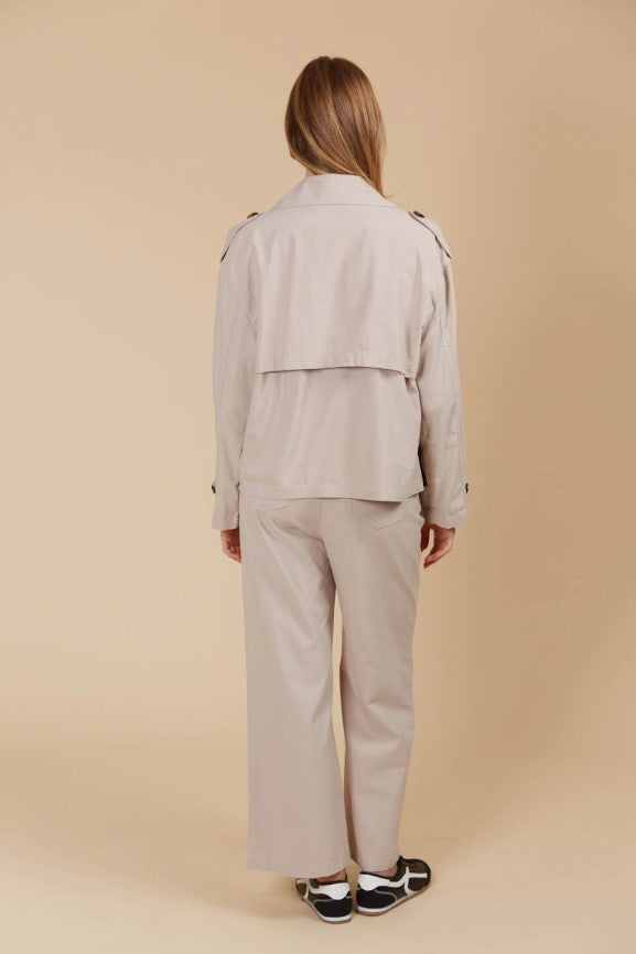 Freya Cropped Trench - 3 Colours