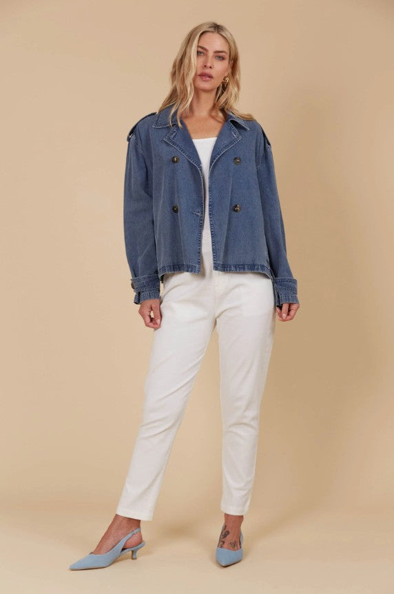 Freya Cropped Trench - 3 Colours