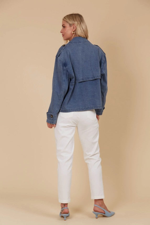 Freya Cropped Trench - 3 Colours
