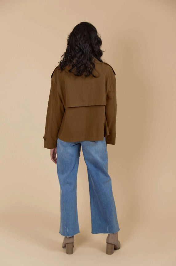 Freya Cropped Trench - 3 Colours