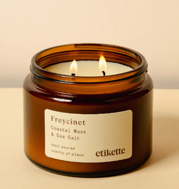 Etikette "Freycinet" Coastal Moss & Sea Salt Candle