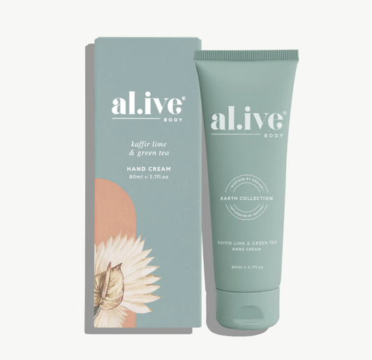 al.ive Kaffir Lime & Green Tea Hand Cream