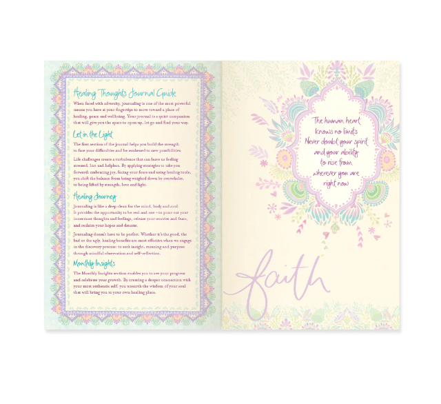 'Healing Thoughts' Guided Journal