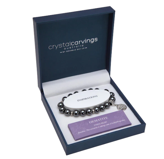 Hematite Tree Of Life Bracelet