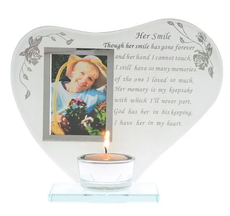 "Her Smile" Tea Light Holder