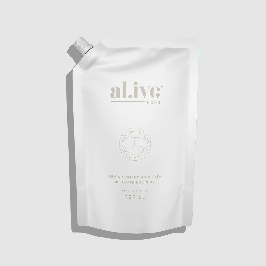 al.ive body Lemon Myrtle & Honeydew Dishwashing Liquid Refill