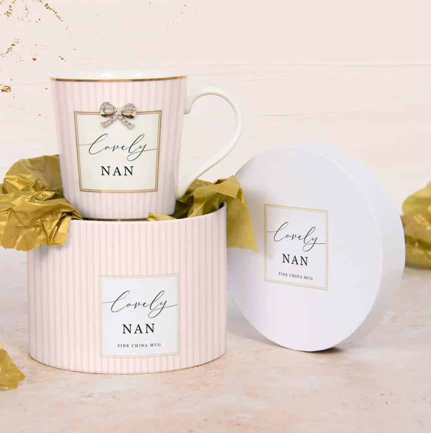Jewelled Lovely Nan Mug