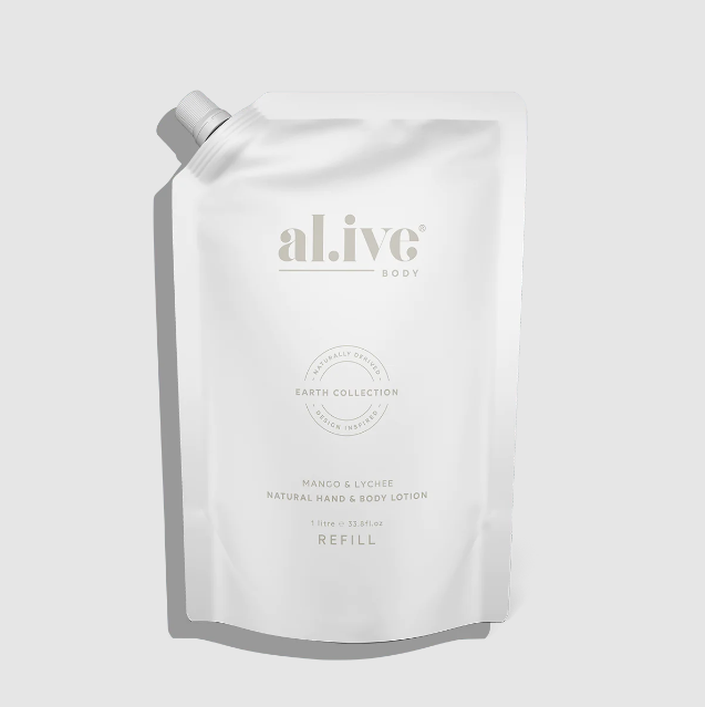 al.ive body Mango & Lychee Hand & Body Lotion Refill