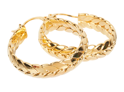 Mayan Gold Hoop Earing - 3 Styles