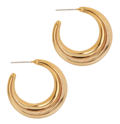 Mayan Gold Hoop Earing - 3 Styles
