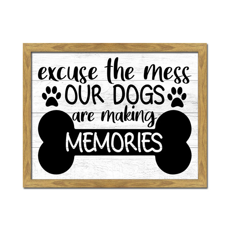 'Dogs Making Memories' Wall Art