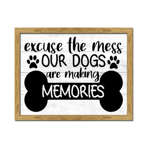 'Dogs Making Memories' Wall Art