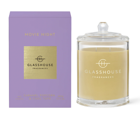 Glasshouse "Movie Night" Soy Candle