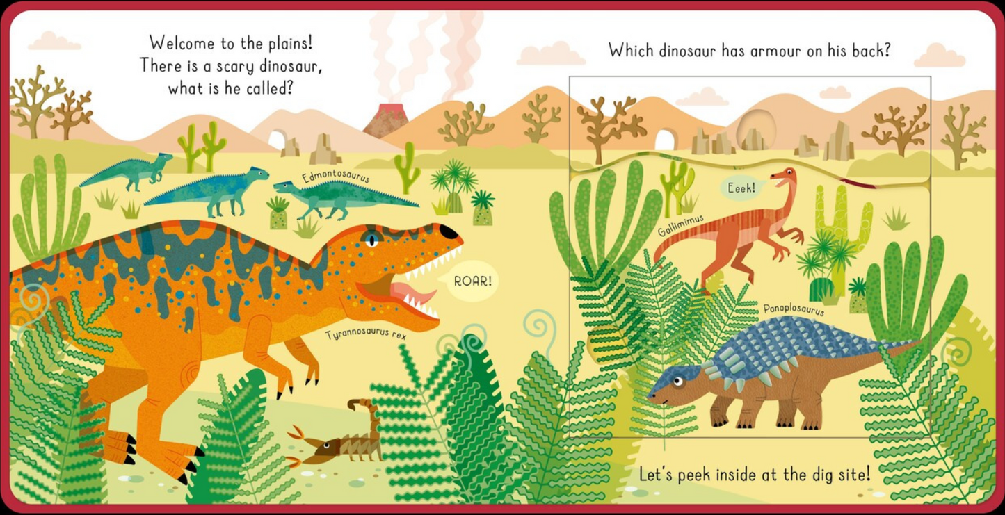 Peek Inside Book - Dinosaurs