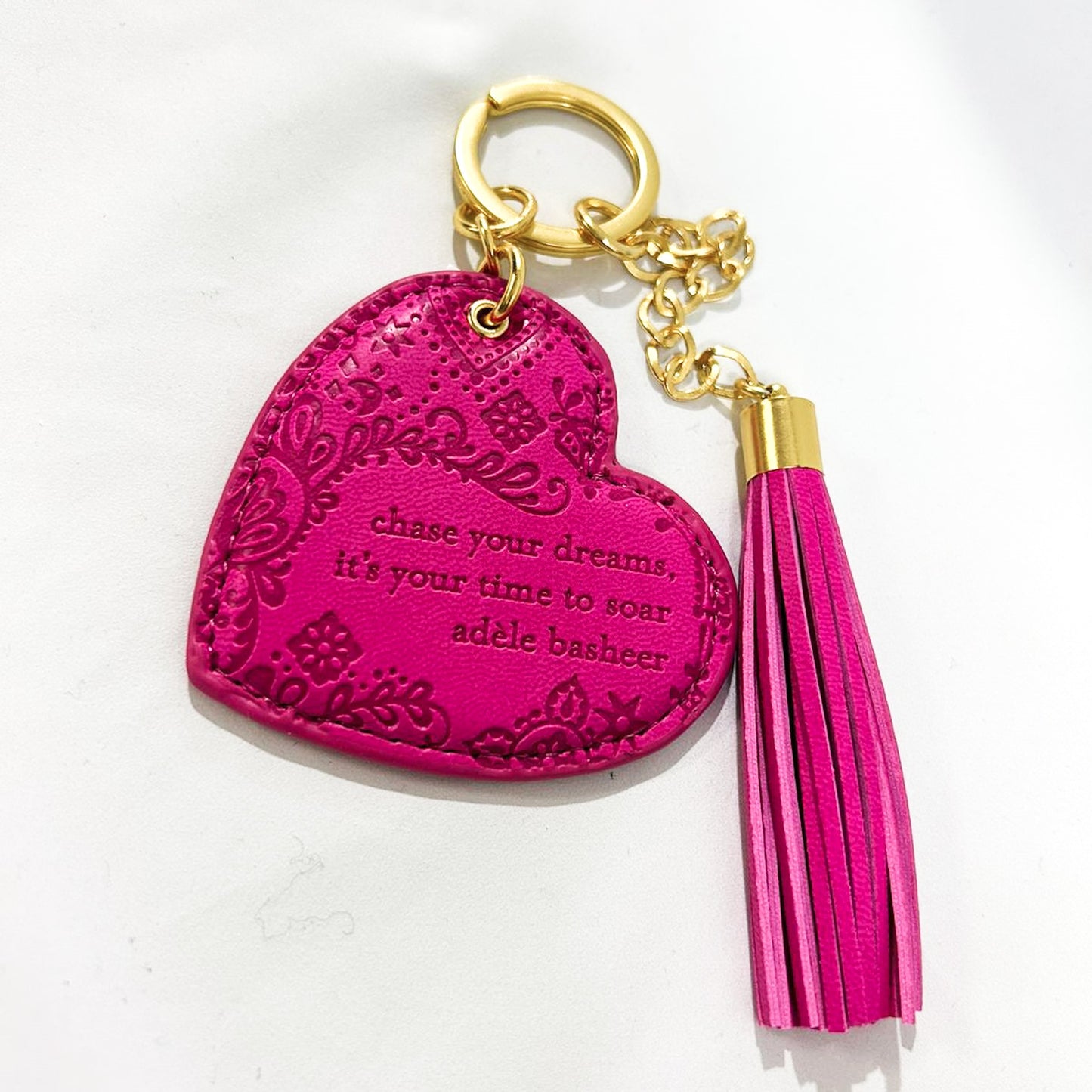 Intrinsic Key chain 'Chase your Dreams' - Positively Pink