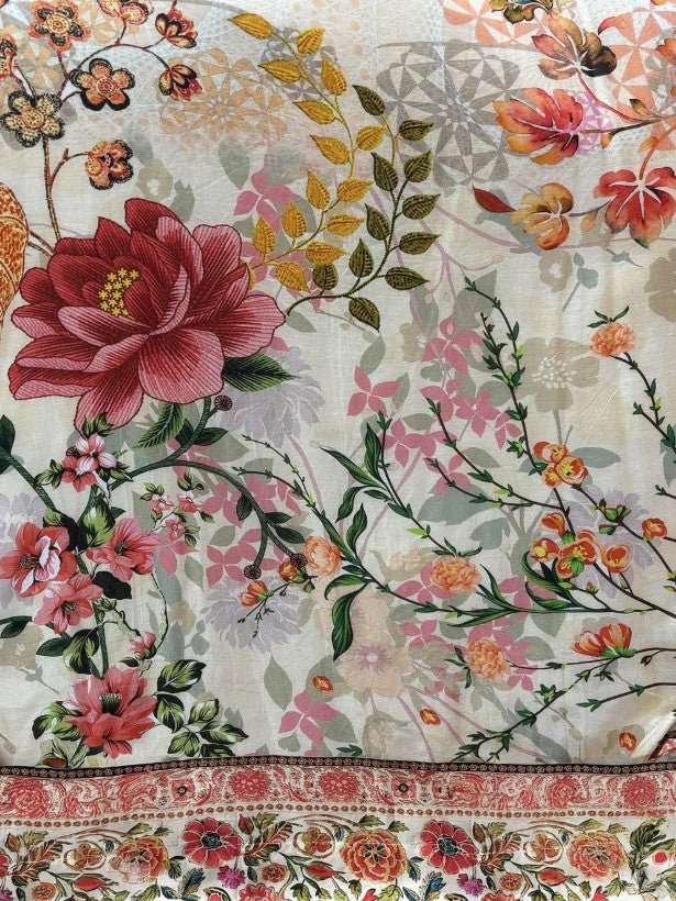 Rouge Bloom Kimono
