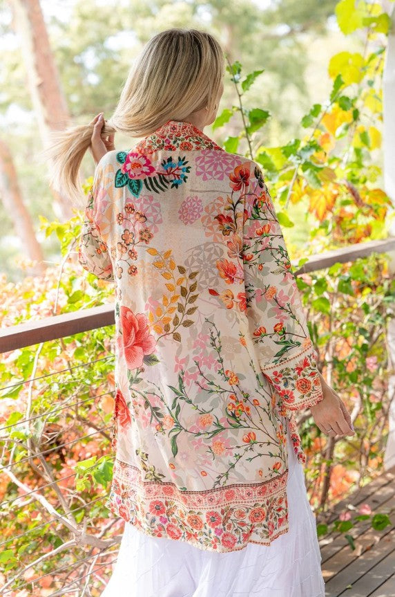 Rouge Bloom Kimono