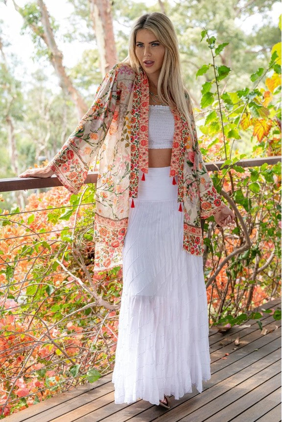 Rouge Bloom Kimono