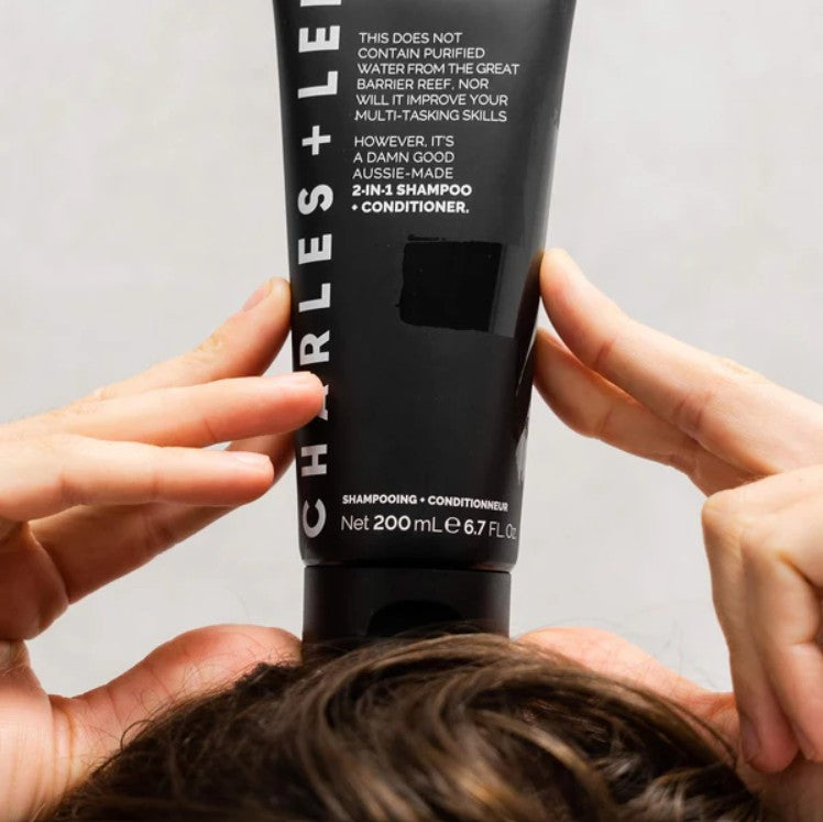 Charles + Lee 2 in 1 Shampoo & Conditioner 200ml